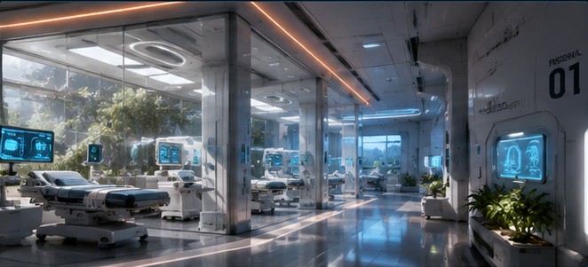 Fictional facility interior concept